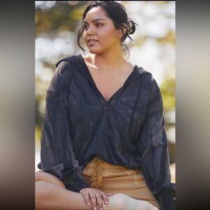 Anthropologie - Daily Practice Tunic Hoodie